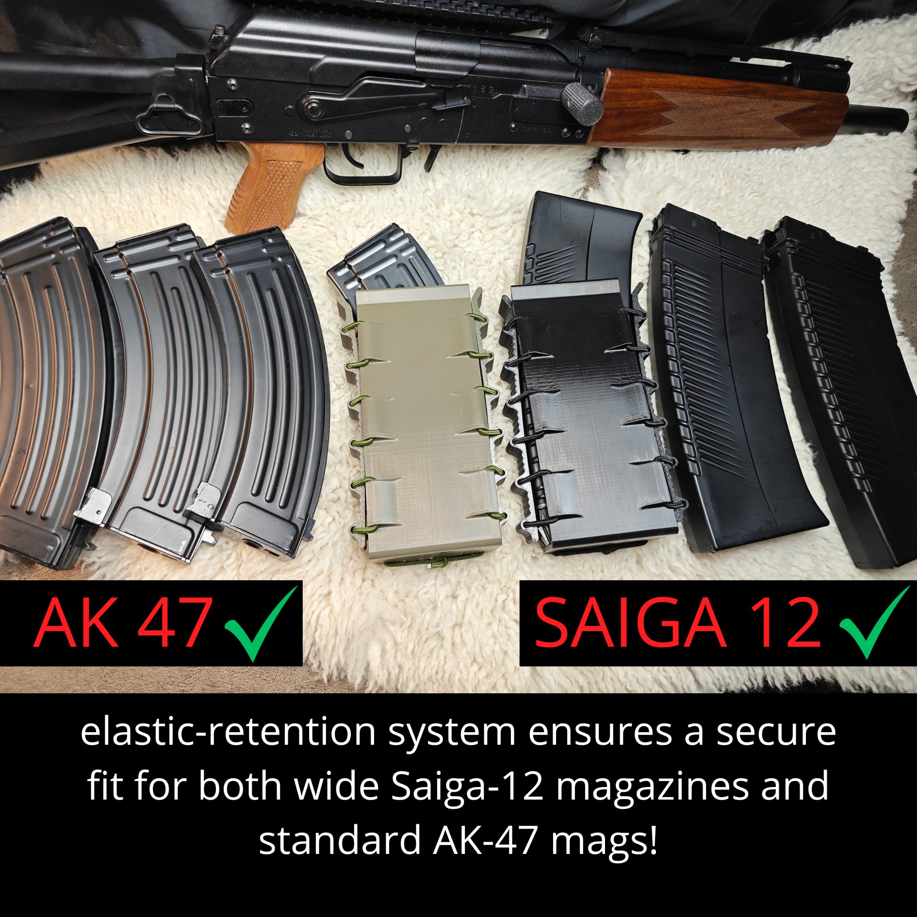 Tactical Magazine Holster for Tokyo Marui SAIGA-12K - Image 6